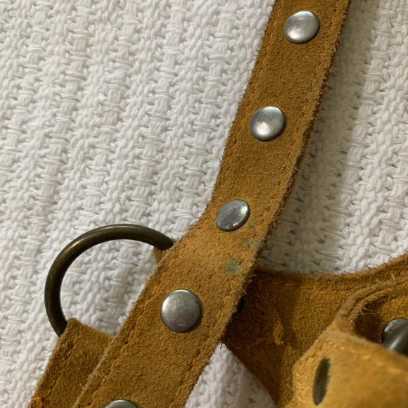 Shea Shea Vintage Brown genuine leather /suede bag - Picture 14 of 15